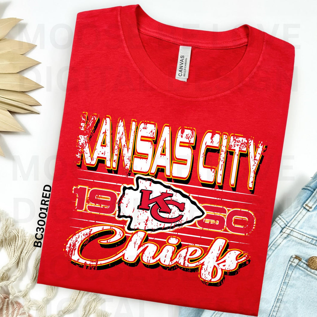 Retro Lines KC DTF Transfer