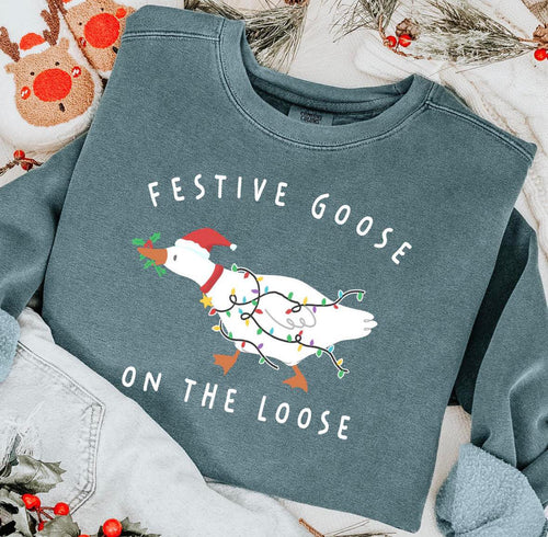 Festive Goose On the Loose Shirt