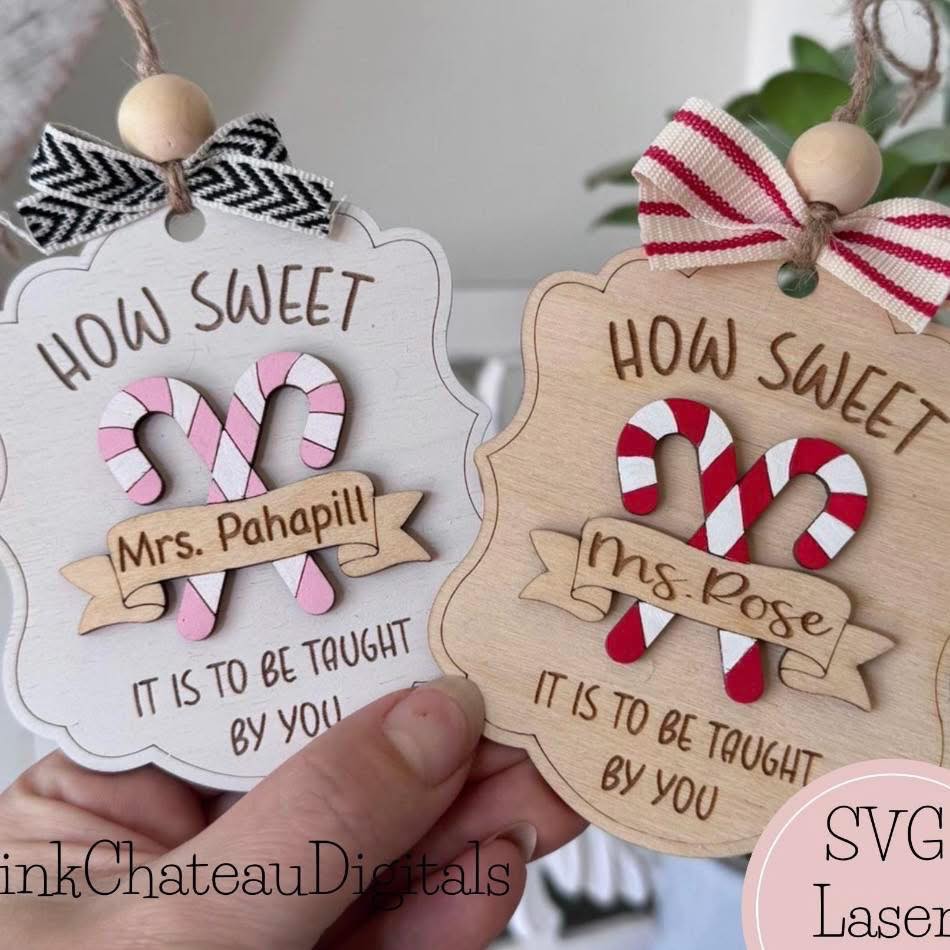 How Sweet Candy Cane Ornament