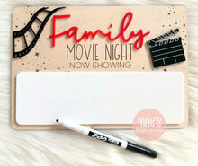 Load image into Gallery viewer, Movie night sign